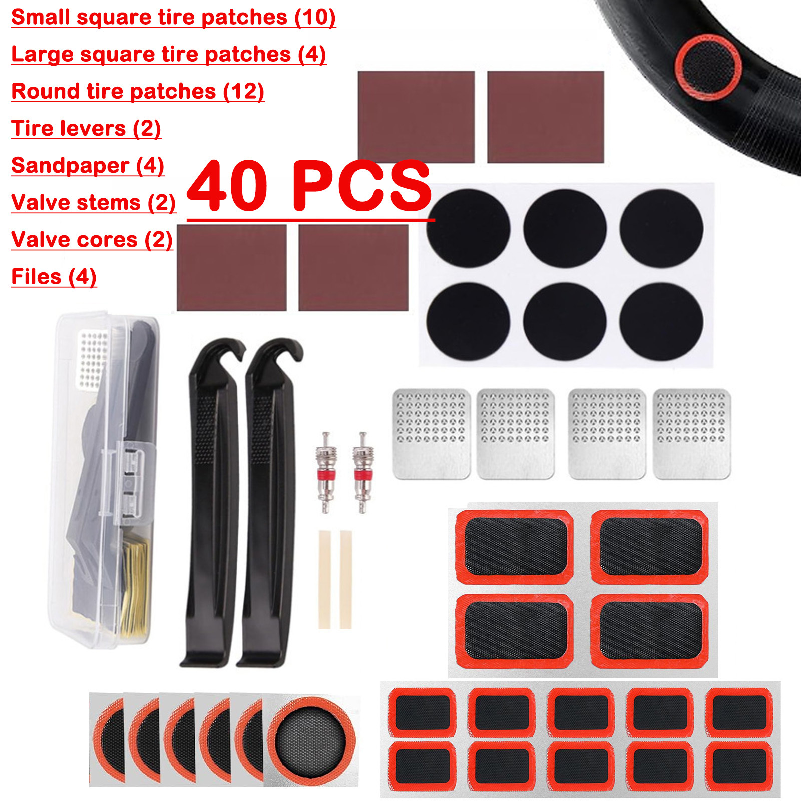 Travel Accessories Bike - 40PCS Portable Bicycle Repair Tool Kit