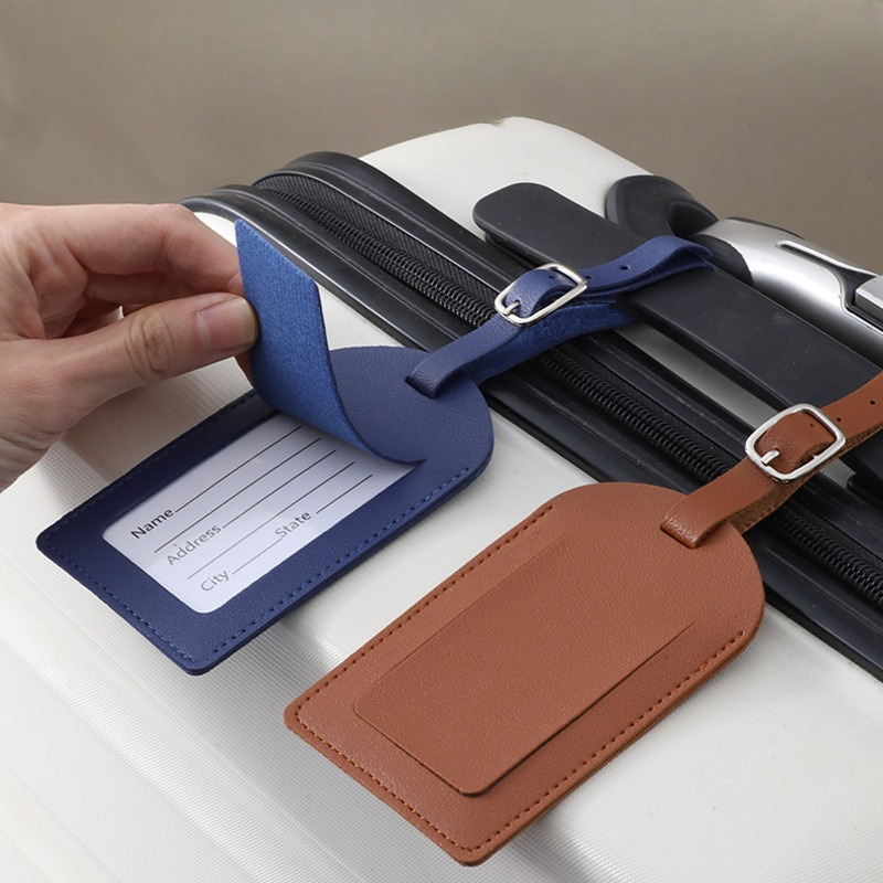 Women Men Luggage Tags PU Leat – Travel Accessories List recenzja i cena