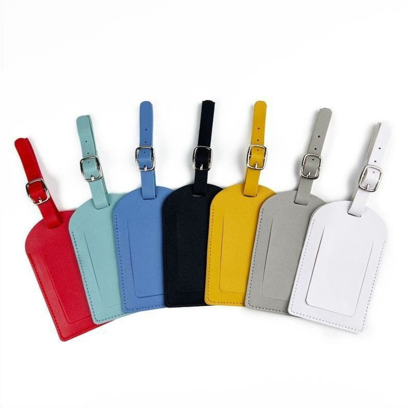 Women Men Luggage Tags PU Leat – Travel Accessories List recenzja i cena
