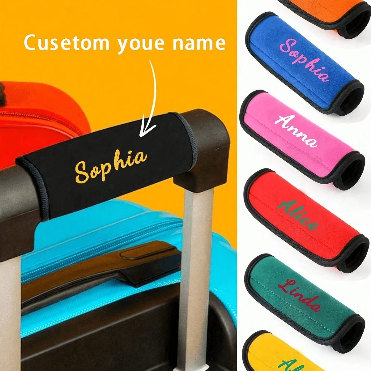 Custom Name Luggage Handle Cov – Travel Accessories List recenzja i cena