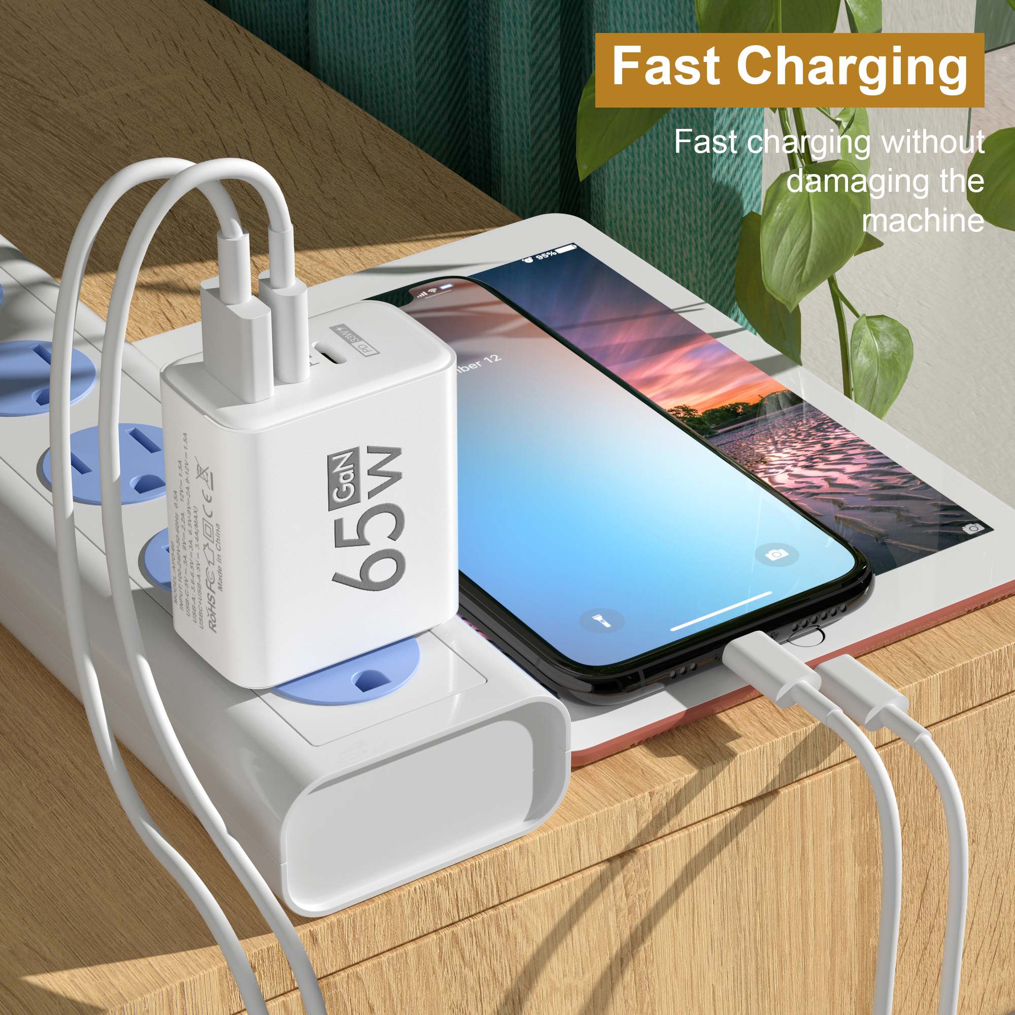 65W GaN USB C Wall Charger 3-P – Travel Accessories Iphone recenzja i cena