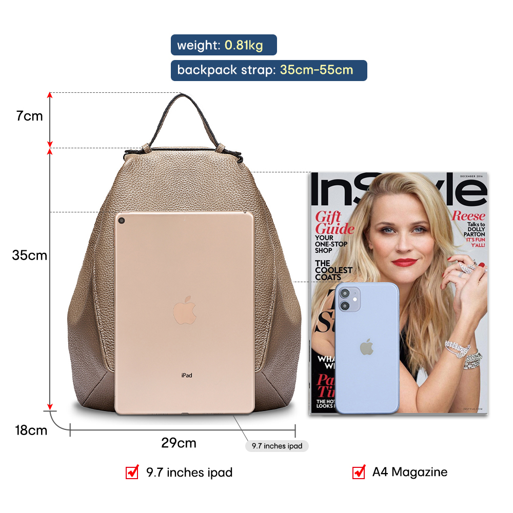 Zency Women 100% Genuine Leath – Travel Accessories Leather recenzja i cena