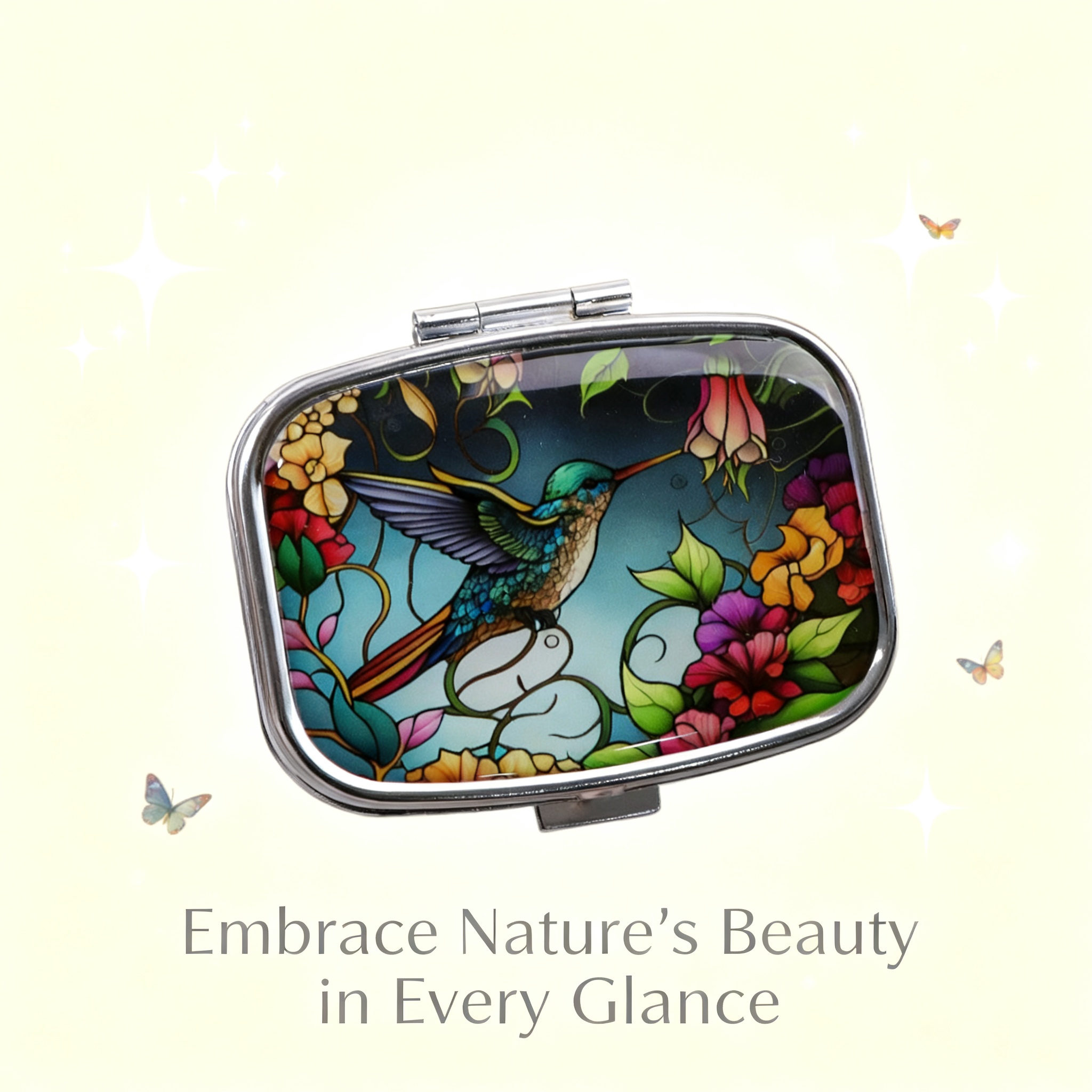 Cute Bird Cartoon Travel Pill  – Travel Accessories Box recenzja i cena