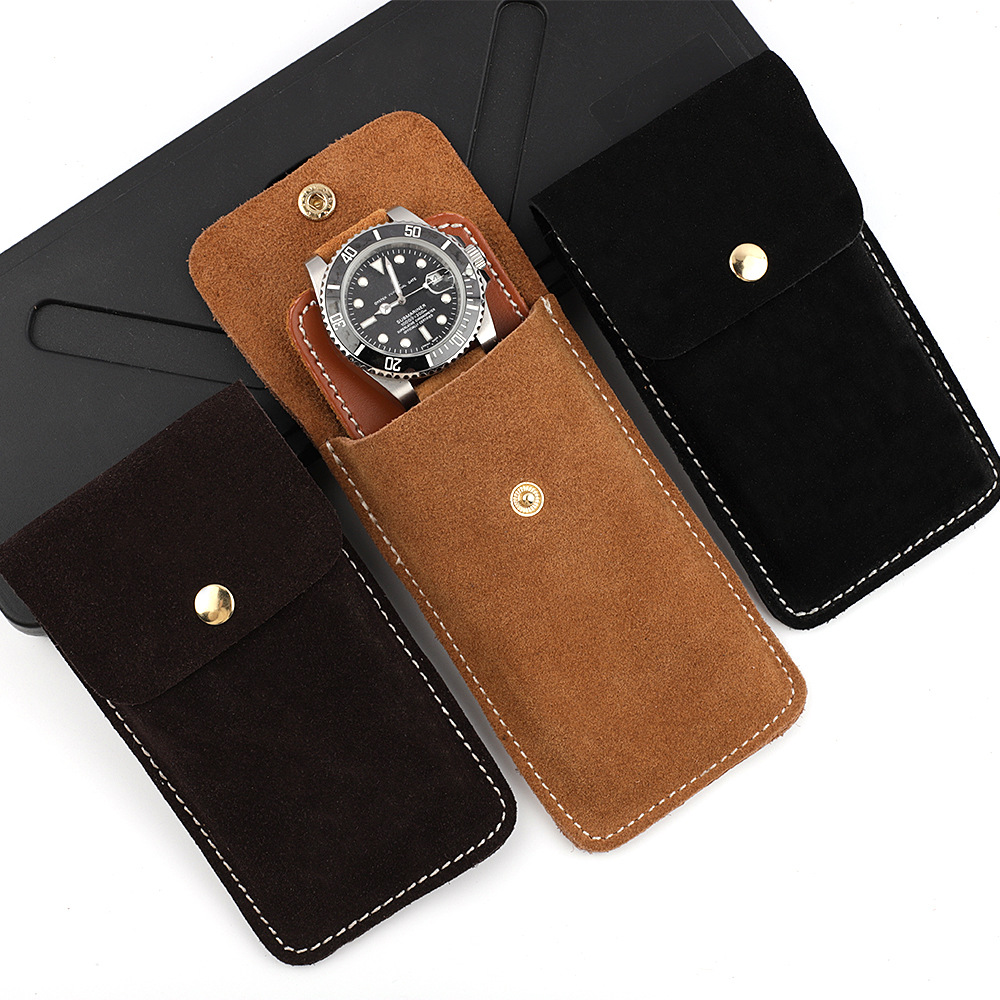 Suede Leather Watch Storage Ba – Travel.Accessories News recenzja i cena