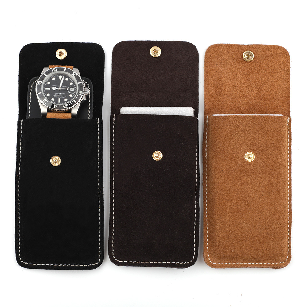 Suede Leather Watch Storage Ba – Travel.Accessories News recenzja i cena