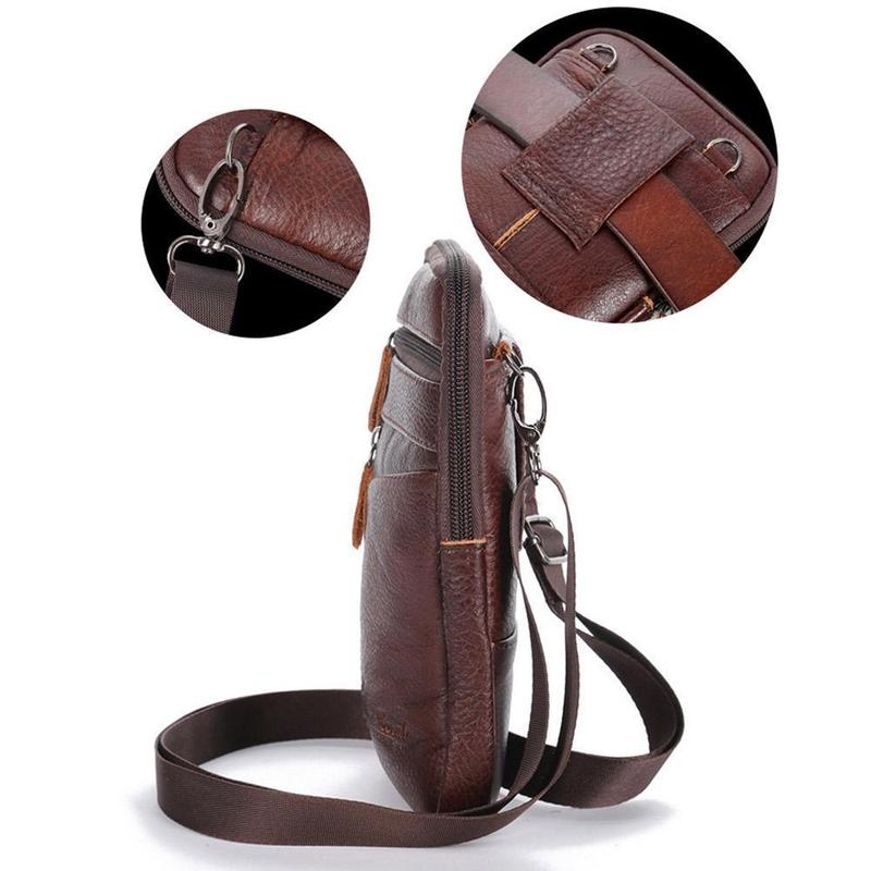 Men Genuine Leather Bag Vertic – Travel Accessories Leather recenzja i cena