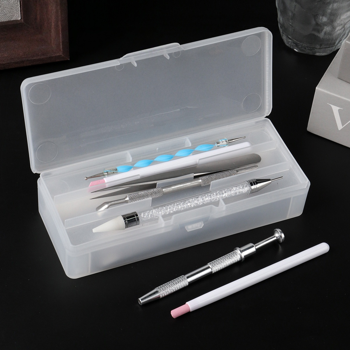Transparent Nail Studio Set Na – Travel Accessories Box recenzja i cena
