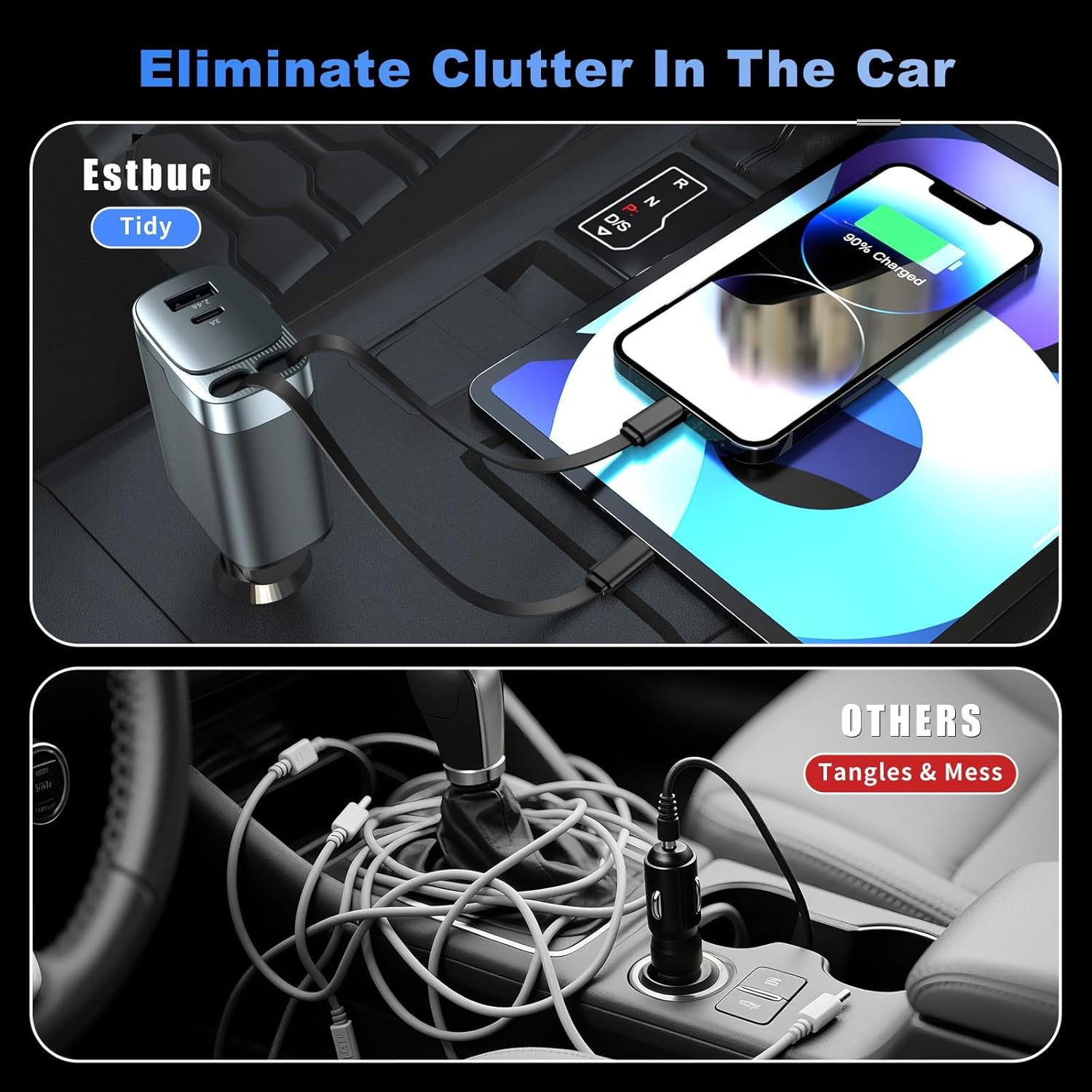 Retractable Car Charger 4 in 1 – Travel Accessories Iphone recenzja i cena