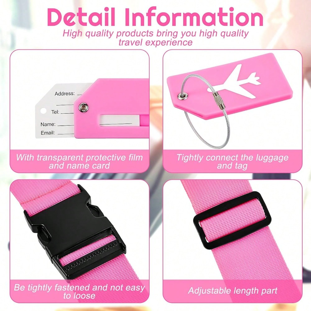 Luggage Strap Set with Luggage – Travel Accessories List recenzja i cena