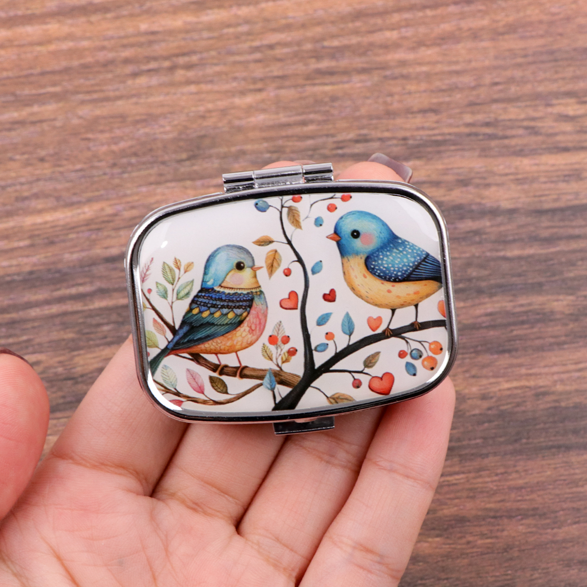 Cute Cartoon Bird Design Porta – Travel Accessories Box recenzja i cena
