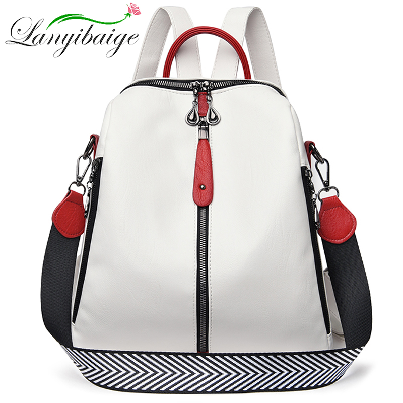 Fashion Backpack Women Soft Le – Travel Accessories Leather recenzja i cena