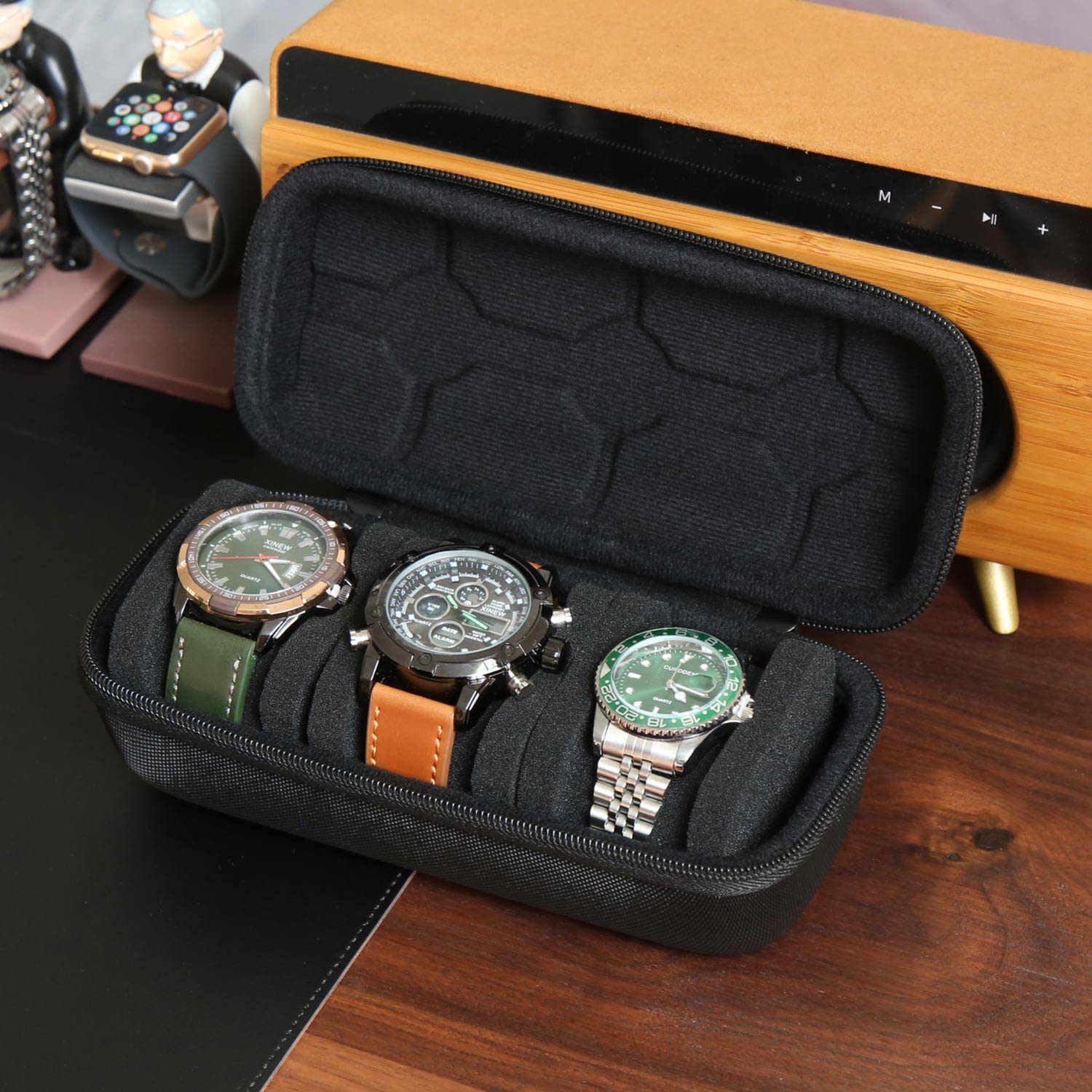 Watch Box Organizer For Men or – Travel Accessories Box recenzja i cena