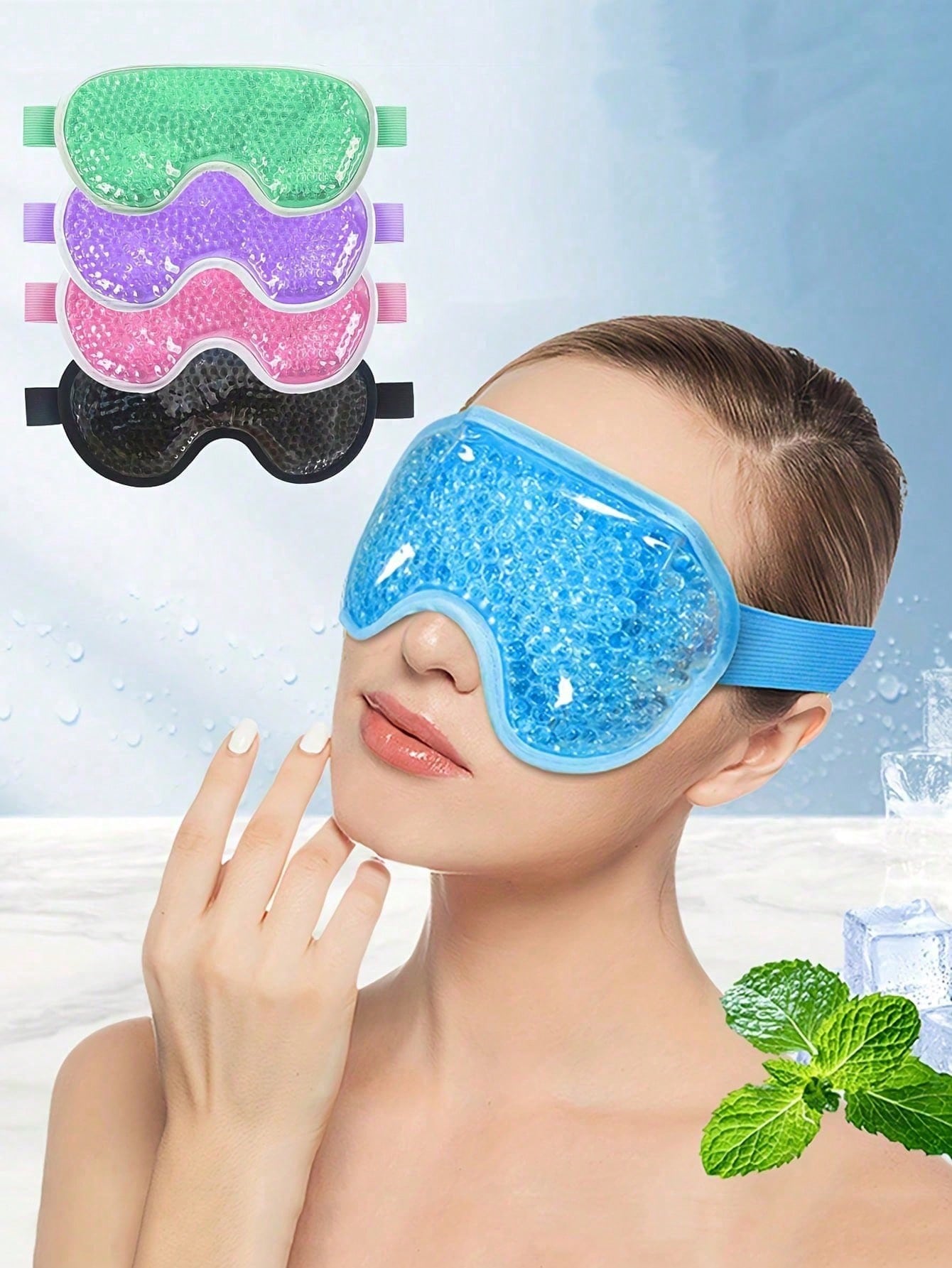 Reusable Cooling Gel Eye Mask  – Travel Accessories recenzja i cena