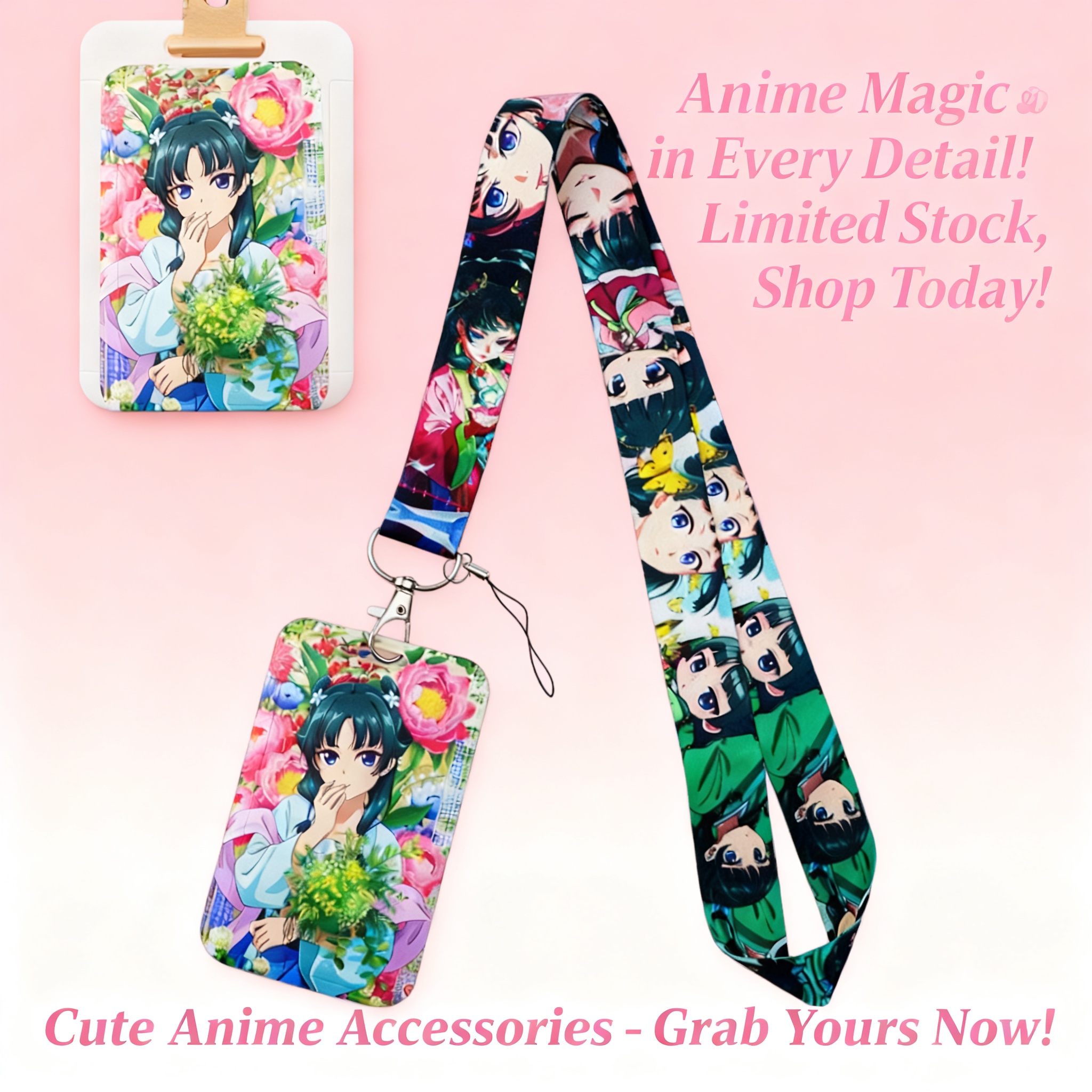 Cute Anime Girl Lanyard Neck S – Travel Accessories List recenzja i cena