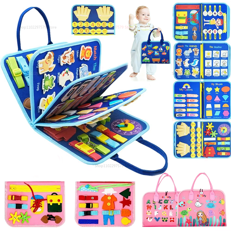New Busy Board for Toddlers Se – Travel Accessories As Gifts recenzja i cena