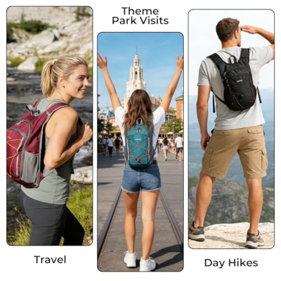 13L Small Hiking Backpack for  – Packable Daypack Foldable recenzja i cena