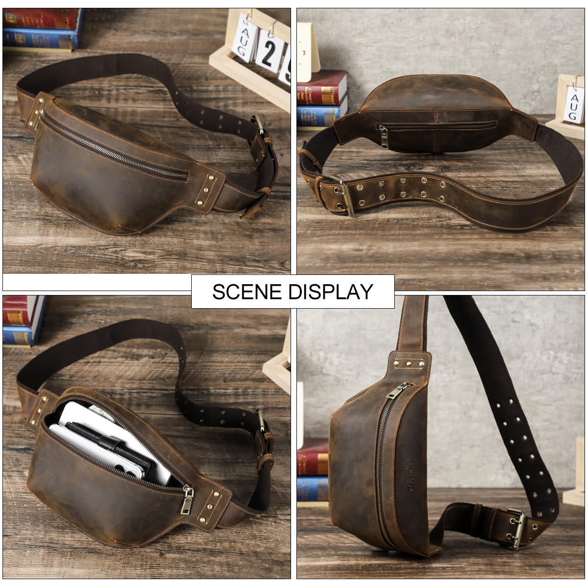 CONTACT'S Genuine Leather Wais – Travel Accessories Leather recenzja i cena