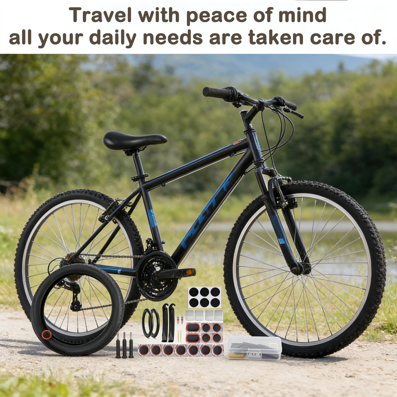 40PCS Portable Bicycle Repair  – Travel Accessories Bike recenzja i cena