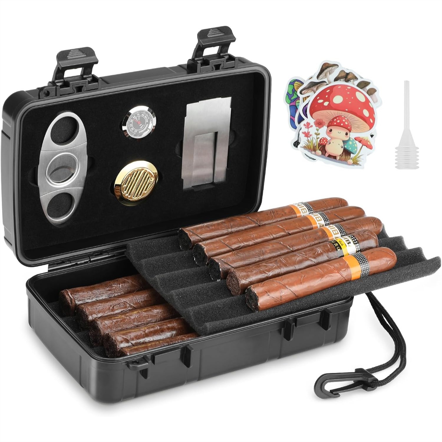 Portable Cigar Humidor Holds 1 – Travel Accessories recenzja i cena