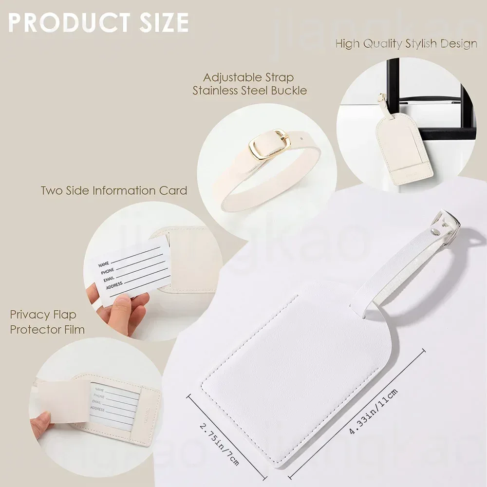 Personalized PU Luggage Tag He – Travel Accessories List recenzja i cena