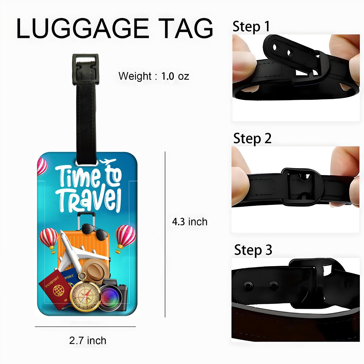 Travel style Luggage Tag Men W – Travel Accessories List recenzja i cena