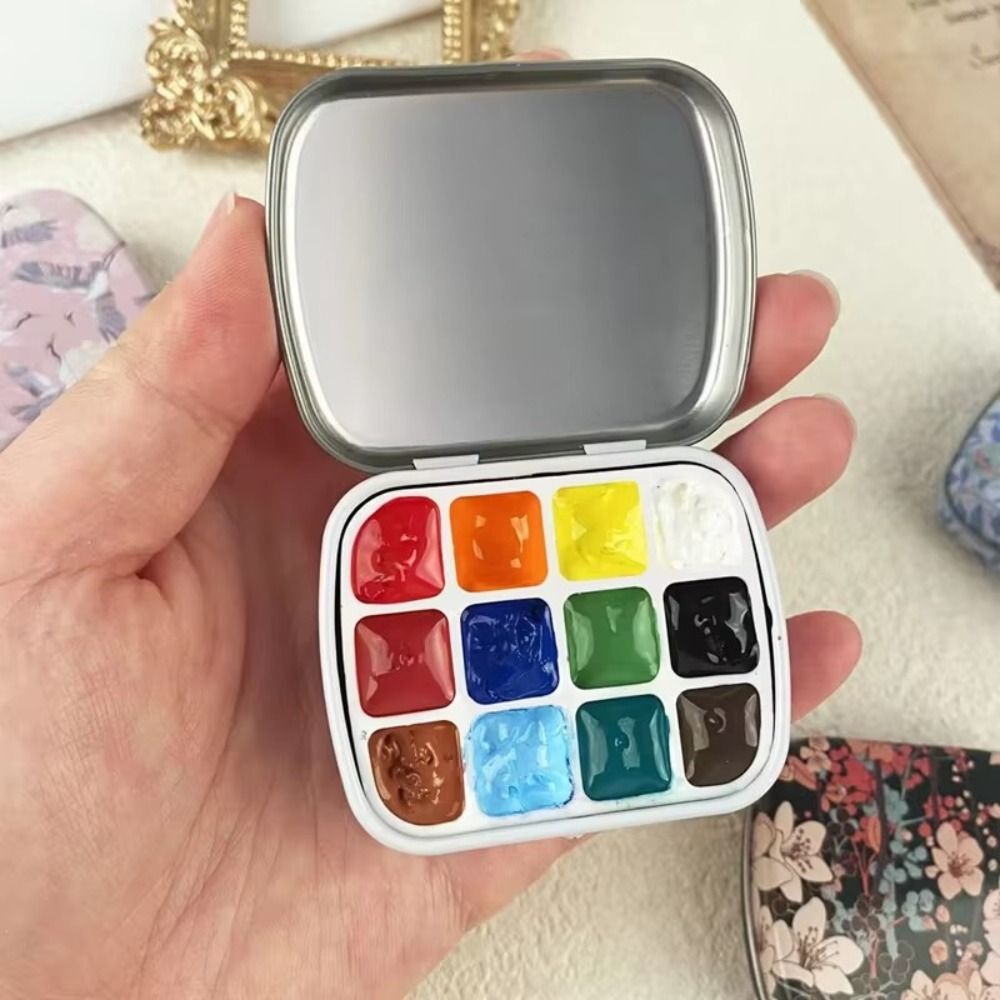 Portable 12/24 Grids Watercolo – Travel Accessories Box recenzja i cena