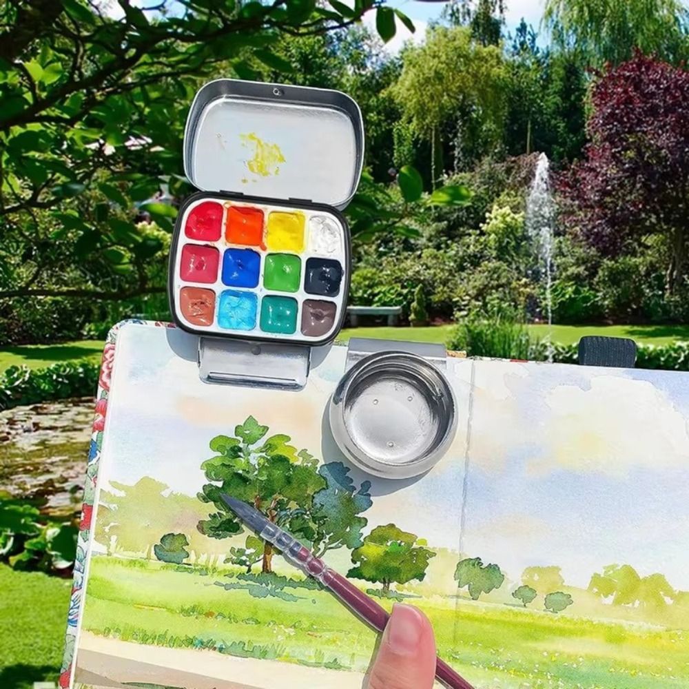 Portable 12/24 Grids Watercolo – Travel Accessories Box recenzja i cena
