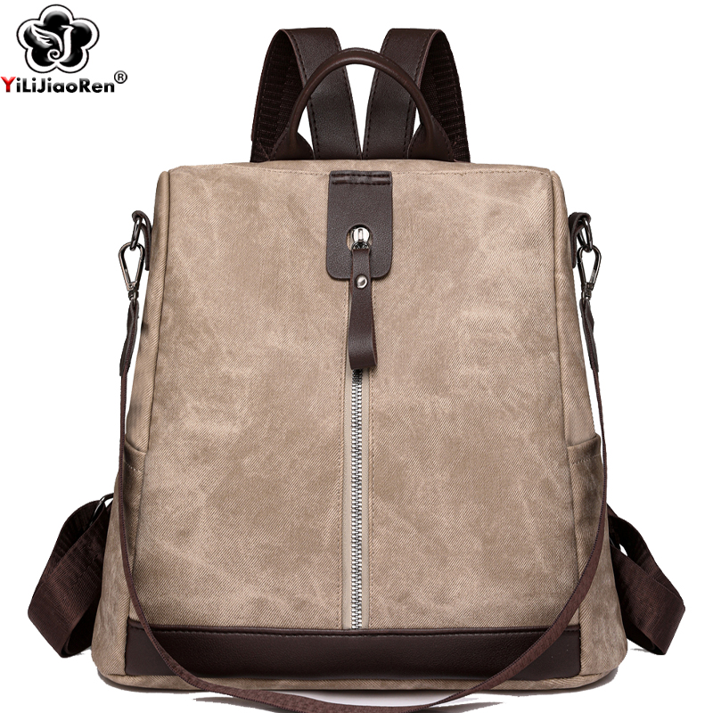 Fashion Anti-theft Backpack Fe – Travel Accessories Leather recenzja i cena