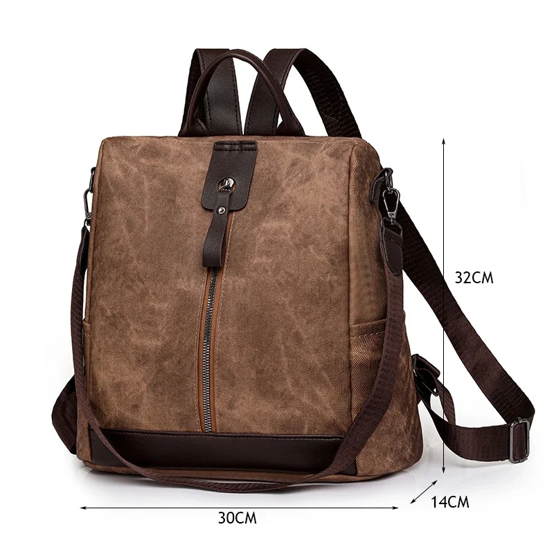 Fashion Anti-theft Backpack Fe – Travel Accessories Leather recenzja i cena