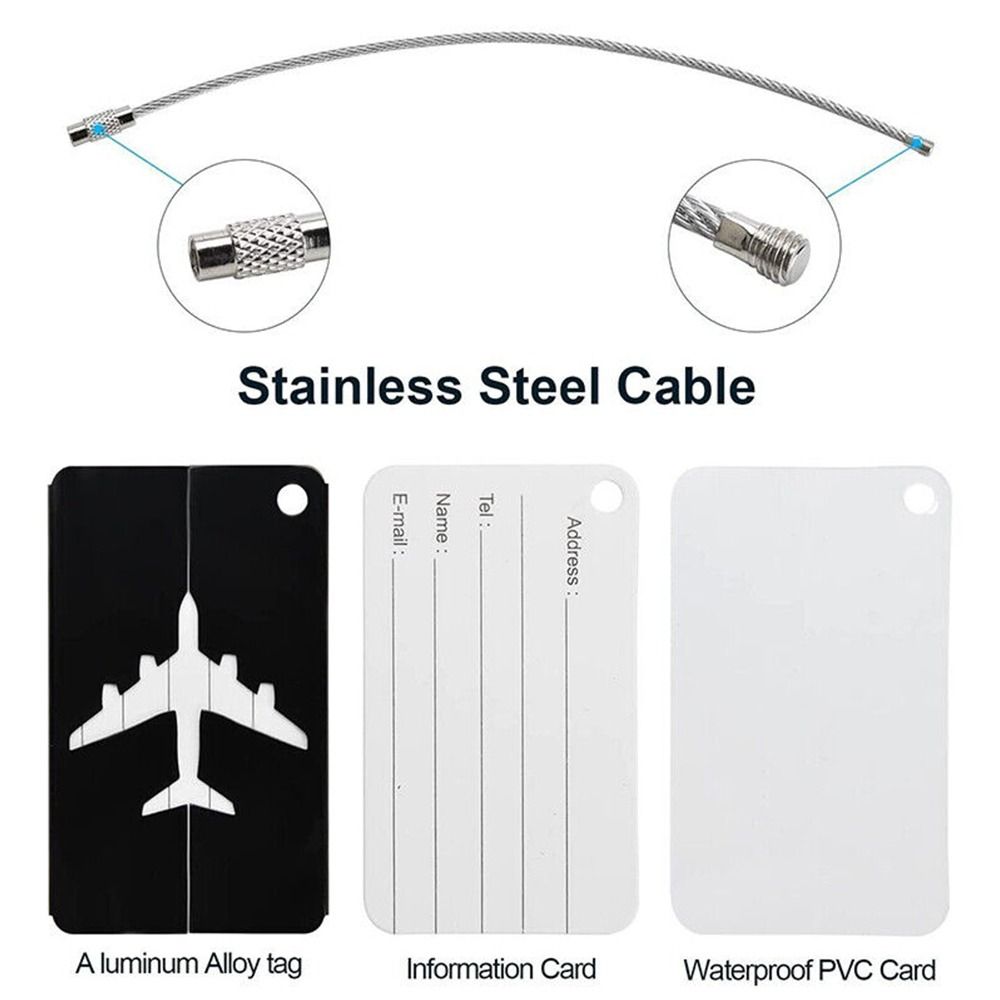 Aluminium Travel Luggage Tags  – Travel Accessories List recenzja i cena