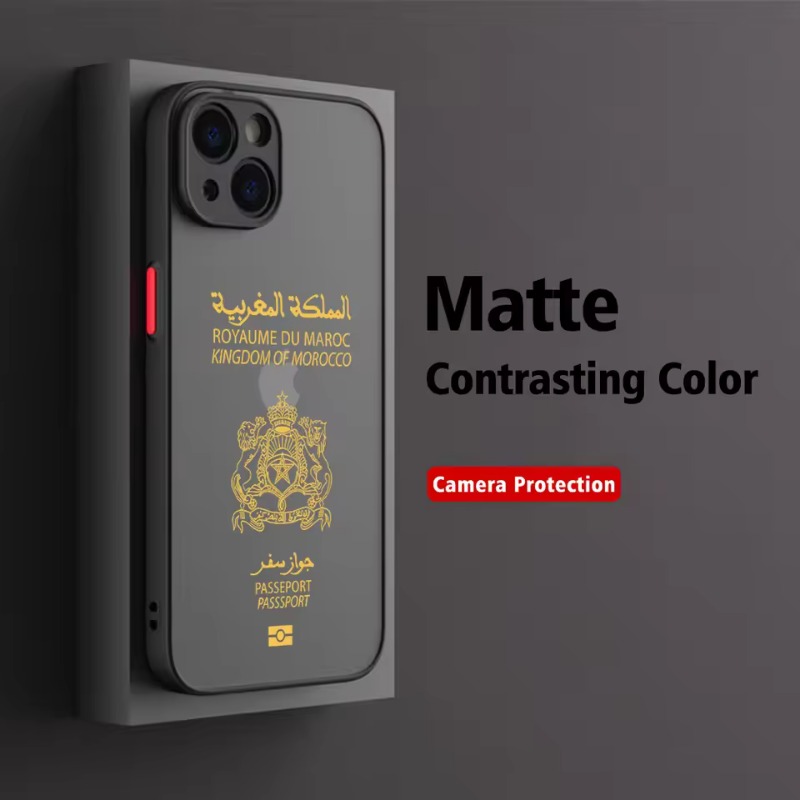 Moroccan Passport Map Phone Ca – Travel Accessories Iphone recenzja i cena
