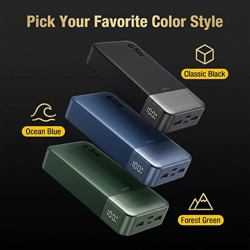 JUOVI 20000mAh Power Bank 65W  – Travel Accessories Iphone recenzja i cena
