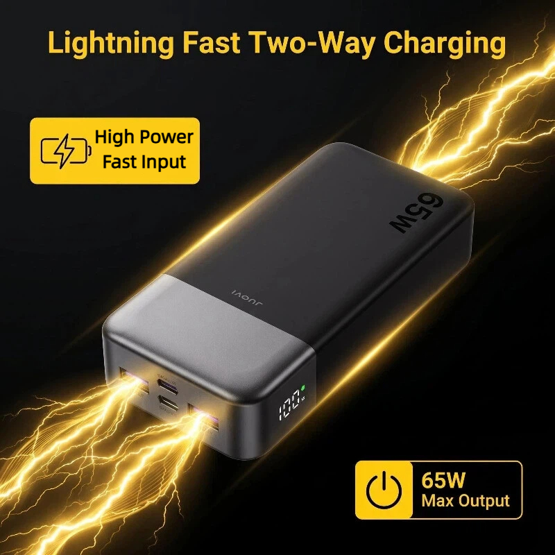 JUOVI 20000mAh Power Bank 65W  – Travel Accessories Iphone recenzja i cena
