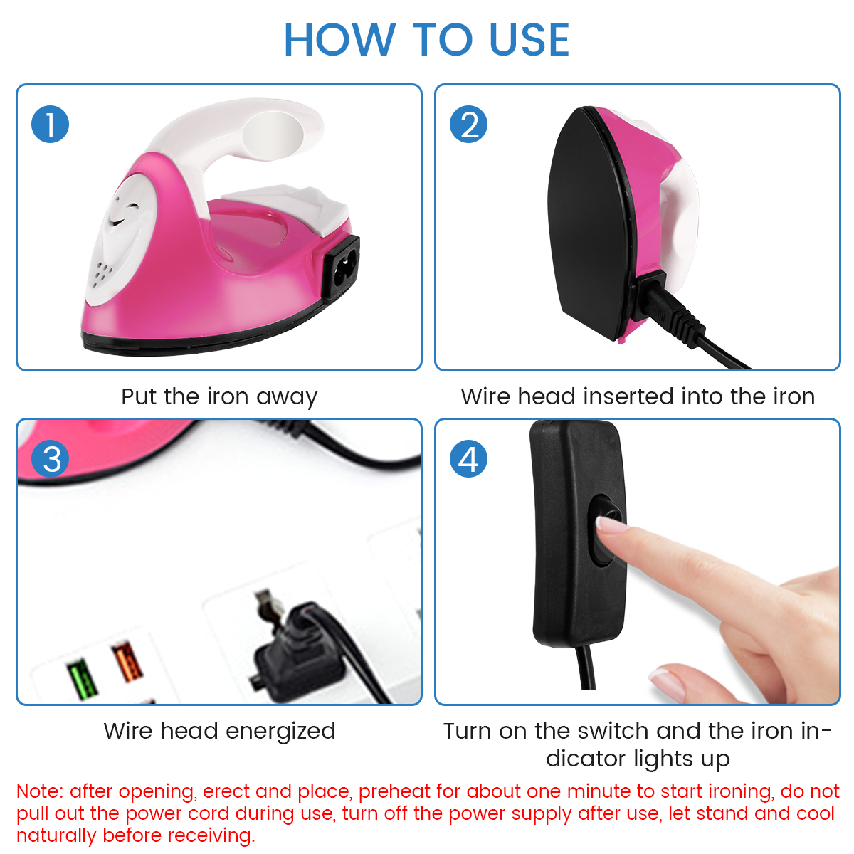 Mini Craft Iron Electric Iron  – Mini Iron Travel recenzja i cena