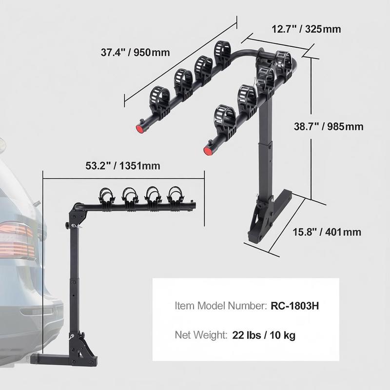 Vehicle Bicycle Carrier 4-Bike – Travel Accessories Bike recenzja i cena