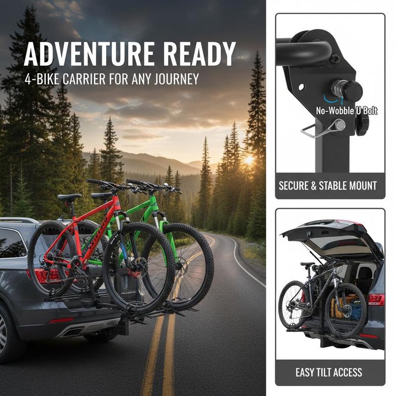 Vehicle Bicycle Carrier 4-Bike – Travel Accessories Bike recenzja i cena